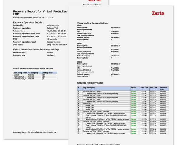 DRonPremise_S1-B3_ST2b_recoveryreport